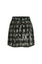 El Carmen Sequins Mini Skirt / Green