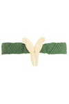 Braided Parrot Belt / Green Ivory Parrot