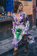 Capri Silk Skirt / Violet Garden
