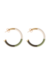 Golconda Earrings / Ivory Green