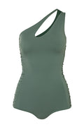 Jeanne Bare One Piece / Green - Army Green