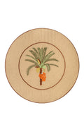 Palm Tree Placemats Set of 4 / Brown
