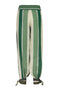 Samadhi Linen Pants / Green - Ivory Stripes