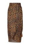 Mapara Cotton Silk Skirt / Jaguar Print