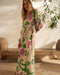 Hojarasca Cotton Eyelet Maxi Dress / Violet Garden