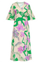 Teresa Cotton Eyelet Wrap Dress / Violet Garden
