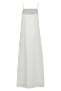 Copa Del Sol Linen Maxi Dress / White