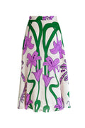 Capri Silk Skirt / Violet Garden
