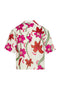 Tomaso Linen Shirt / Fuchsia Flowers